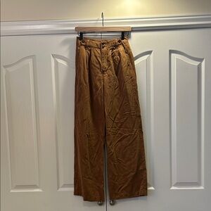 Madewell Women's Wide Leg Pants in Brown